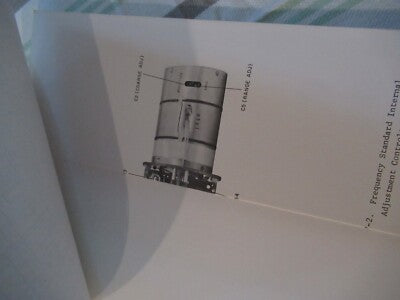 Collectable Rare Tracor Sulzer 2.5B 2.5C Frequency Standard Manual 1967 Bibli
