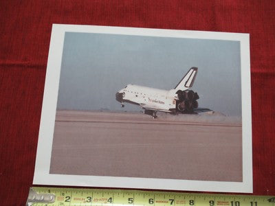 COLLECTABLE PRINT SPACE SHUTTLE LANDING NASA VINTAGE REPRODUCTION &BLI