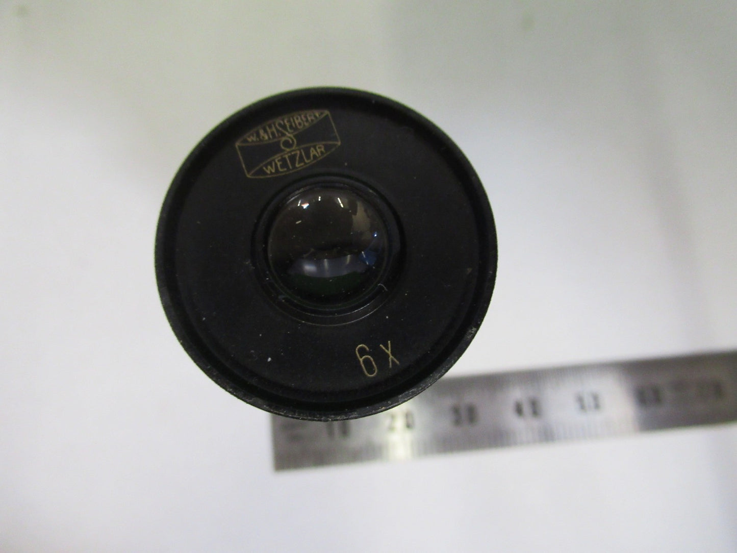 SEIBERT WETZLAR 6X GERMANY EYEPIECE LENS MICROSCOPE PART AS PICTURED U9-A-25