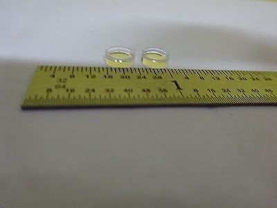 OPTICAL LOT 2 EA CONVEX LENS LASER OPTICS AS IS  BIN#P6-24
