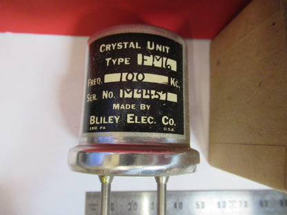 BLILEY FM6 QUARTZ CRYSTAL 100 KC FREQUENCY CONTROL RADIO AS PICTURED X3-B-11