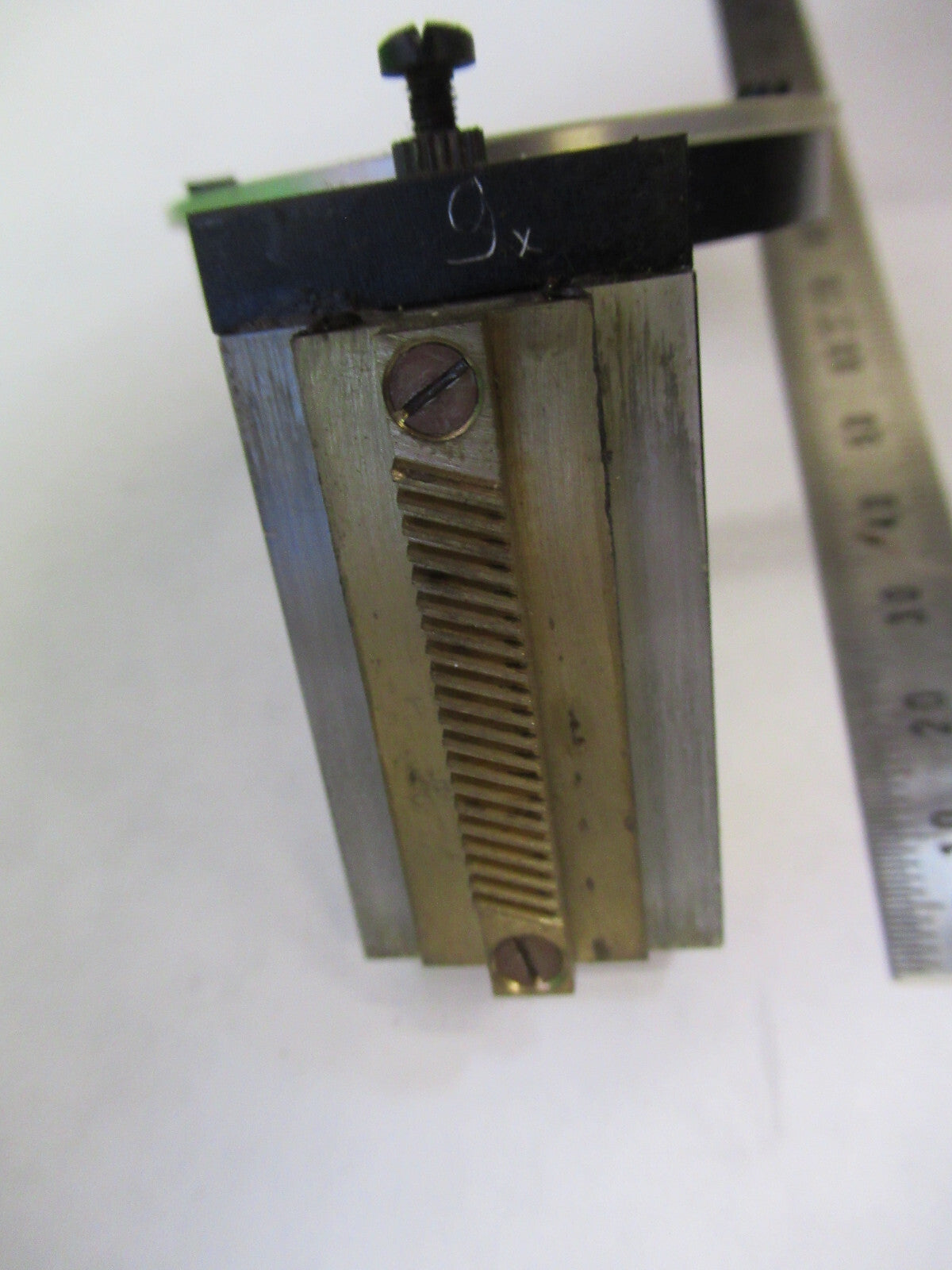 CBS BECK KASSEL CONDENSER HOLDER GERMANY MICROSCOPE PART AS PICTURED G8-A-07
