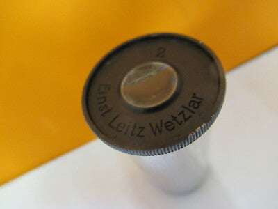 Antique Ernst Leitz Eyepiece "2" Microscope Part Optics