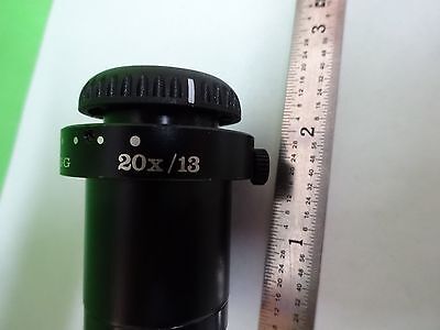 MICROSCOPE PART EYEPIECE WILD LEICA 20X/13 SWISS OPTICS AS IS BIN#V4-13