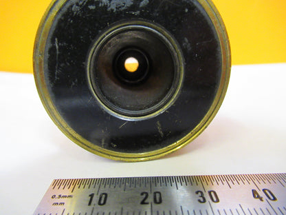 ANTIQUE BRASS ENGLAND RJ BECK CONDENSER PART MICROSCOPE PART AS PICTURED Y2-A-67