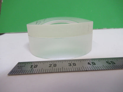 OPTICAL BK7 THICK DOUBLET LENS CONCEX CONCAVE LASER OPTICS AS PICTURED X4-A-83