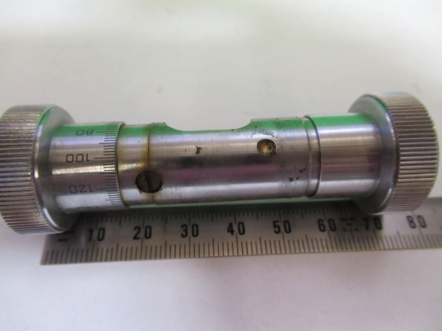 SPENCER AO SET of KNOBS STAGE ANTIQUE MICROSCOPE PART as pic T6-A-72