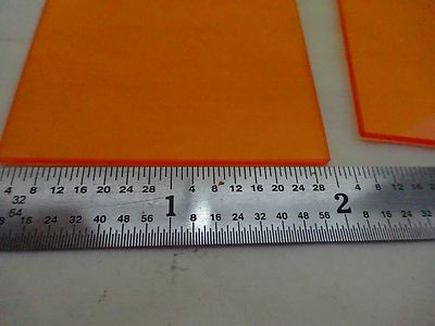 Optical Filters Orange Balzers Germany Laser Optics