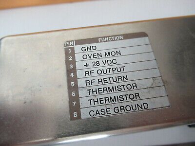 FREQUENCY ELECTRONICS FEI QUARTZ OSCILLATOR 16 MHz for parts AS PICTURED F3-A-81