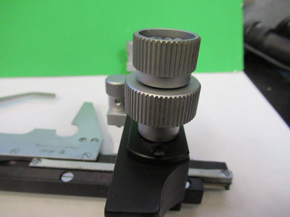 LEITZ WETZLAR GERMANY XY STAGE CLIPS MICROSCOPE PART AS PICTURED X2-A-24