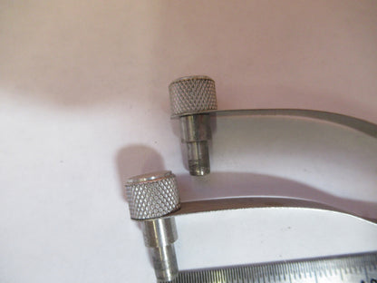 Antique American Optical Co. Spencer Lens Co. American Pair Clips Microscope Part