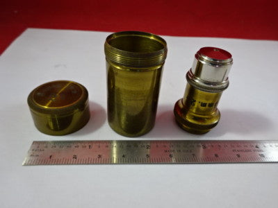 Antique Brass Objective Homg 2mm Ernst Leitz ?? Germany Microscope Part