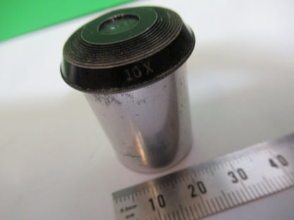 BAUSCH LOMB WIDE 10X VINTAGE  EYEPIECE MICROSCOPE PART AS PICTURED &Q5-B-21