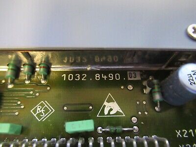 BOARD for ROHDE & SCHWARZ EMI TEST RECEIVER REFERENCE RF 1032.8490.03 &4B-A-79