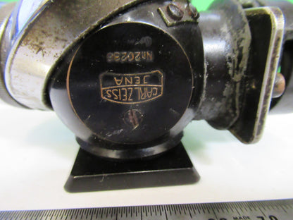 Antique Carl Zeiss AG Epi Nosepiece + 2 OBJs Microscope Part