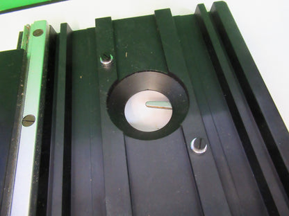 MICROSCOPE PART KENT TPKYO XY STAGE TABLE WORKS FINE AS PICTURED  #G2-A-65