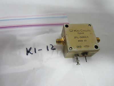 MINISCHALTUNGEN HF-VERSTÄRKERFREQUENZ ZFL-500HLN BIN#K1-12