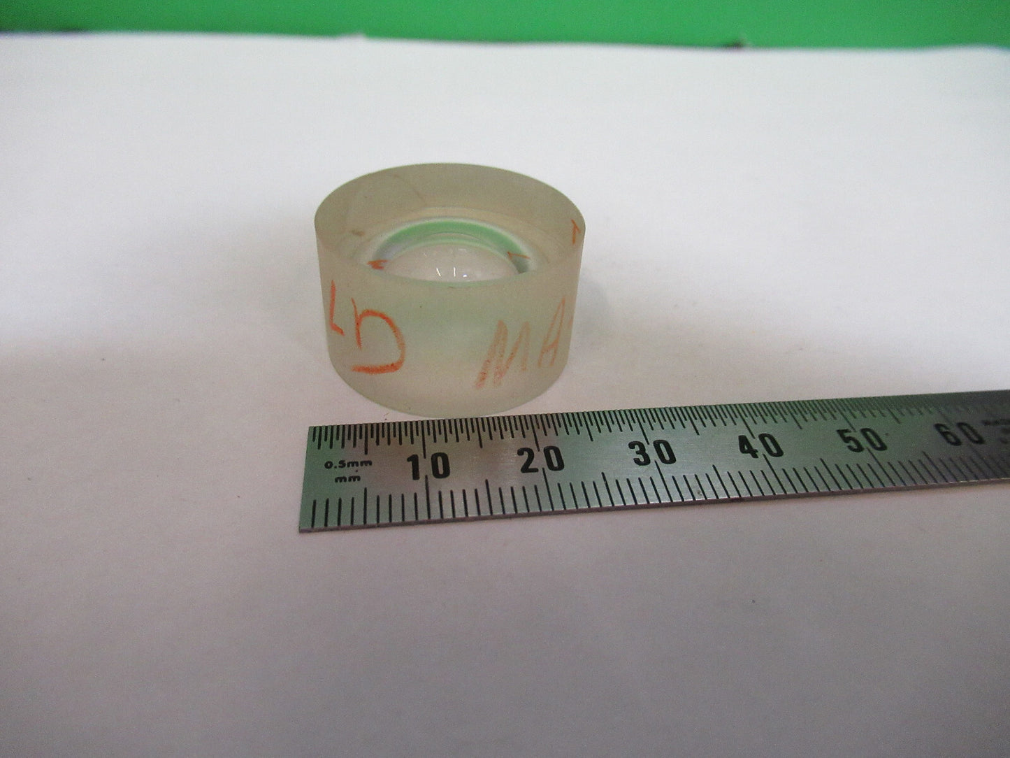 OPTICAL  WEIRD LENS PLANO CONCAVE TOOL GLASS OPTICS AS PICTURED 80-B-30