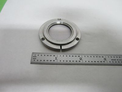 MICROSCOPE PART POLYVAR REICHERT LEICA WINDOW OPTICS AS IS BIN#N9-22