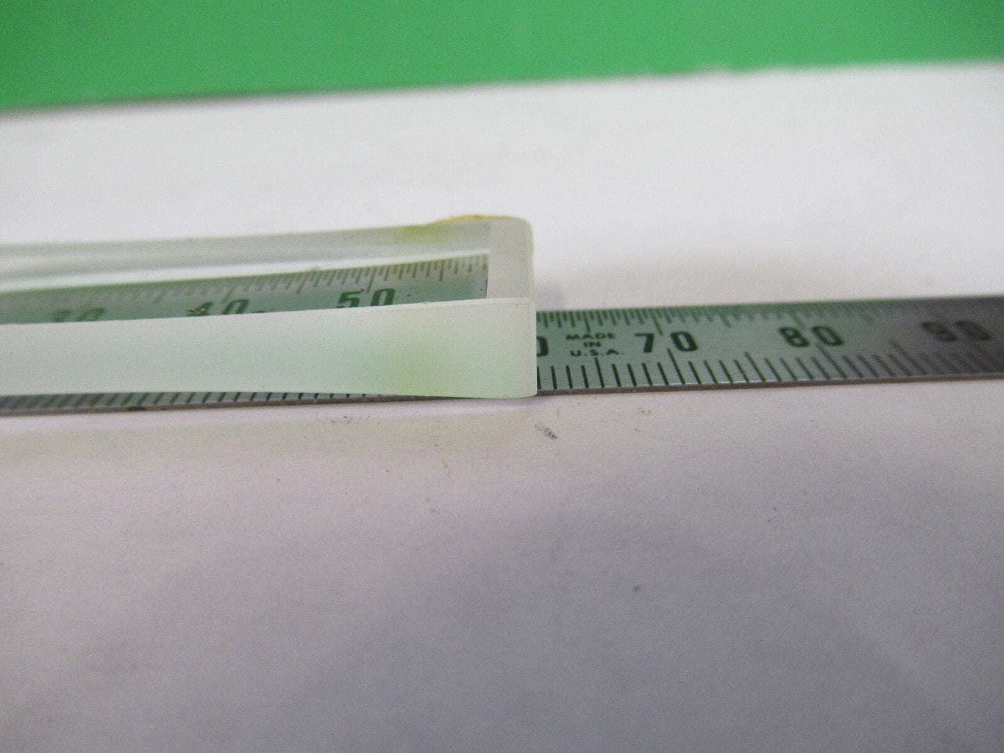 OPTICAL RECTANGULAR LENS OPTICS BI CONCAVE OPTICS  AS PICTURED S7-A-12