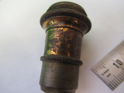 WATSON LONDON ANTIQUE BRASS OBJECTIVE MICROSCOPE PART AS PICTURED X6-A-91