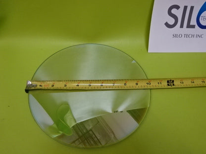 HUGE OPTICAL GLASS LARGE COATED ROUND DISC OPTICS AS IS &50-A-01