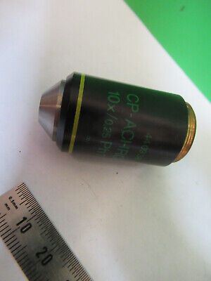 ZEISS ACHROMAT 10X PH1 INFINITY OBJECTIVE MICROSCOPE PART AS PICTURED &Q9-A-124