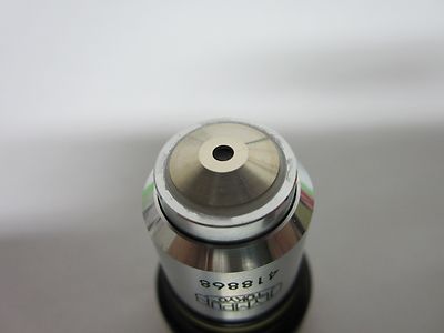 MICROSCOPE OBJECTIVE OLYMPUS MPLAN 20X OPTICS #5K-H-22