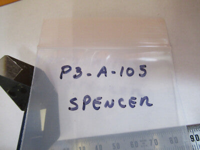 SPENCER AO OPTICAL GLASS PRISM OPTICS MICROSCOPE PART AS PICTURED P3-A-105
