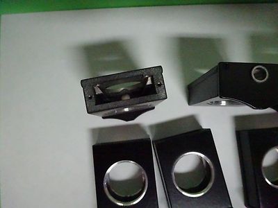 Microscope Fixtures Lot Objective Holder Optics AS IS