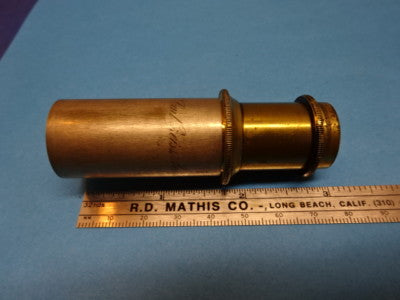 Antique Very Rare Brass Carl Zeiss AG Eyepiece Ocular Microscope Part