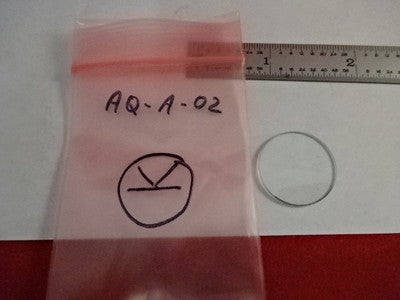 RETICLE MICROSCOPE PART OPTICS OPTICAL PART AS IS &AQ-A-02