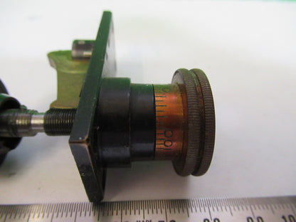 ANTIQUE BAUSCH LOMB MICRO STAGE KNOBS BRASS MICROSCOPE PART AS PICTURED S7-A-07