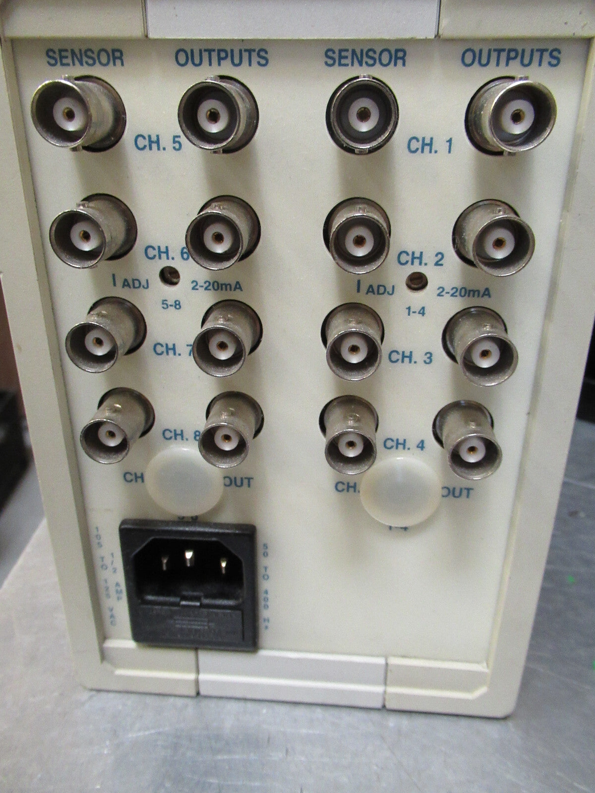 PCB PIEZOTRONICS 482A20 8 CHANNELS ICP GAIN AMPLIFIER for ACCELEROMETER TE-3
