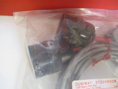 DUNIWAY 275-CBL-2-10 CABLE TERRANOVA GAUGE HIGH VACUUM AS PICTURED #R3-C-10