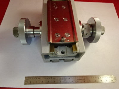 ZEISS PHOTOMIC STAGE KNOBS MECHANISM MICROMETER MICROSCOPE PART AS IS #67-97