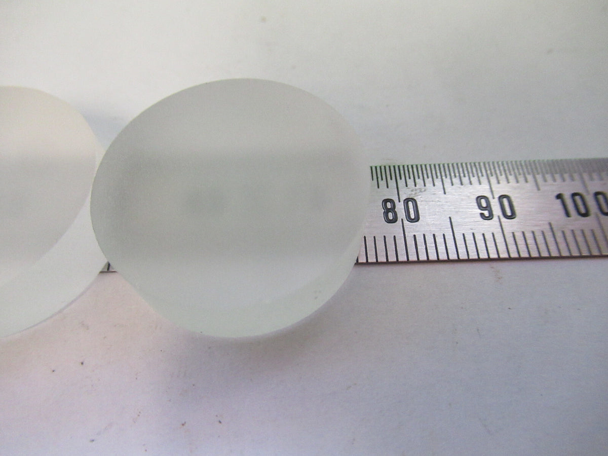 OPTICAL FLAT LOT 3 EA PRE-FORM BK7 GLASS LASER OPTICS AS PICTURED &Z6-A-117