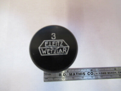 EMPTY CANISTER for OBJECTIVE LEITZ WETZLAR MICROSCOPE PART AS PICTURED &13-ft-02