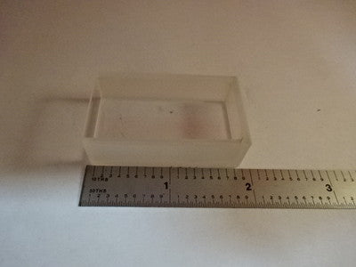 QUARTZ CUVETTE ANALYTICAL UV GRADE  PART OPTICS AS IS #86-14