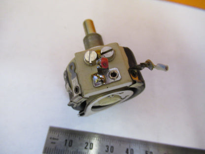 LEITZ GERMANY RHEOSTAT POTENTIOMETER MICROSCOPE PART AS PICTURED Y4-A-111