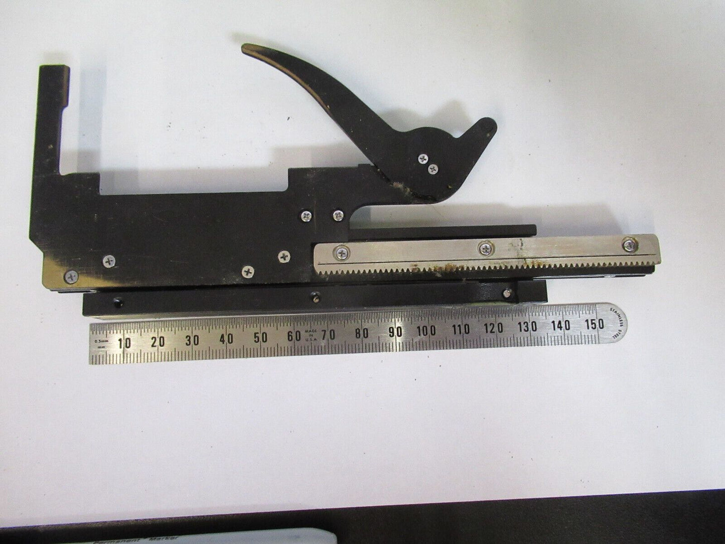 FÜR TEILE OLYMPUS JAPAN BÜHNENCLIPS MIKROSKOPTEIL WIE ABGEBILDET #W5-B-52