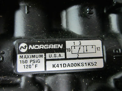 PNEUMATIC AIR VALVE NORGREN  BIN#E2
