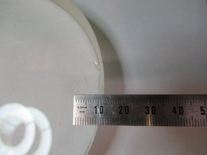 OPTICAL LARGE LENS BK7 GLASS [chipped] OPTICS AS PICTURED G5-A-25