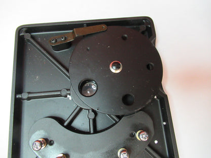 TASCO STAGE TABLE + CONDENSER OPTICS MICROSCOPE PART AS PICTURED T7-A-12
