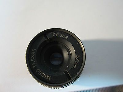 MIKROSKOPTEIL OBJEKTIV BAUSCH LOMB MICRO TESSAR 32 mm OPTICS BIN#24-57-2
