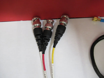 3ft CABLE for ACCELEROMETER SENSOR triaxial 1/4-28 to BNC AS PICTURED T1-A-61