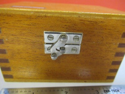 EMPTY WOOD BOX LEITZ GERMANY MICROSCOPE PART AS PICTURED #Q1-A-52