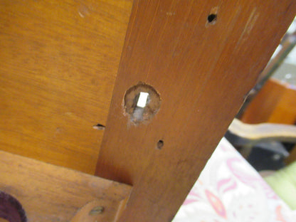 Empty Wood Cabinet for Antique Seibert Germany Microscope Part