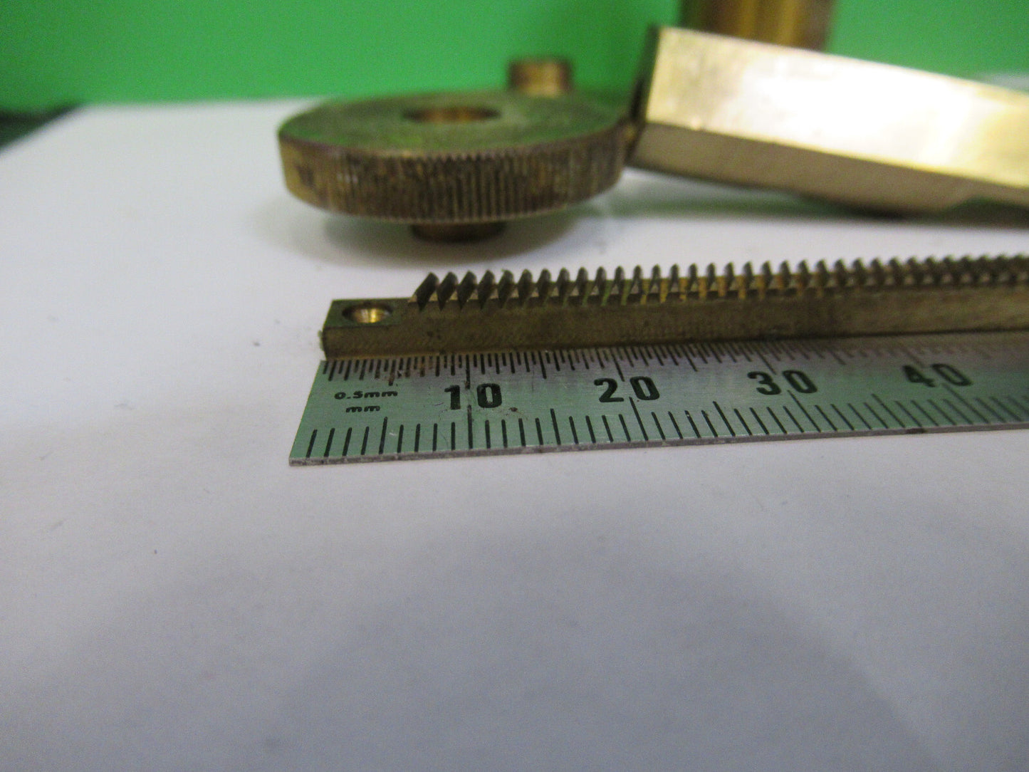 Carl Zeiss AG Germany Antique Brass Parts Microscope Part