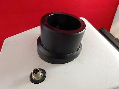 MICROSCOPE PART TRINOCULAR HEAD LEITZ GERMANY 512761/20 OPTICS AS IS BN#E2-ii-02